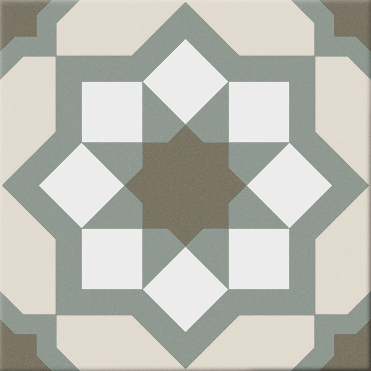 Carrelage Aspect Carreaux Ciment 20x20 Hidra Warm Vert