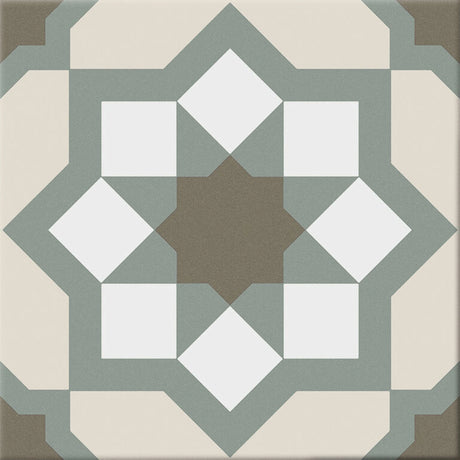 Carrelage Aspect Carreaux Ciment 20x20 Hidra Warm Vert