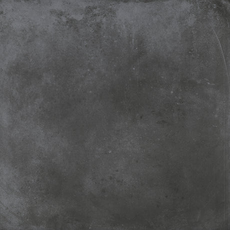 Carrelage Effet Béton 80x80 Unika Carbon Noir Rectifié