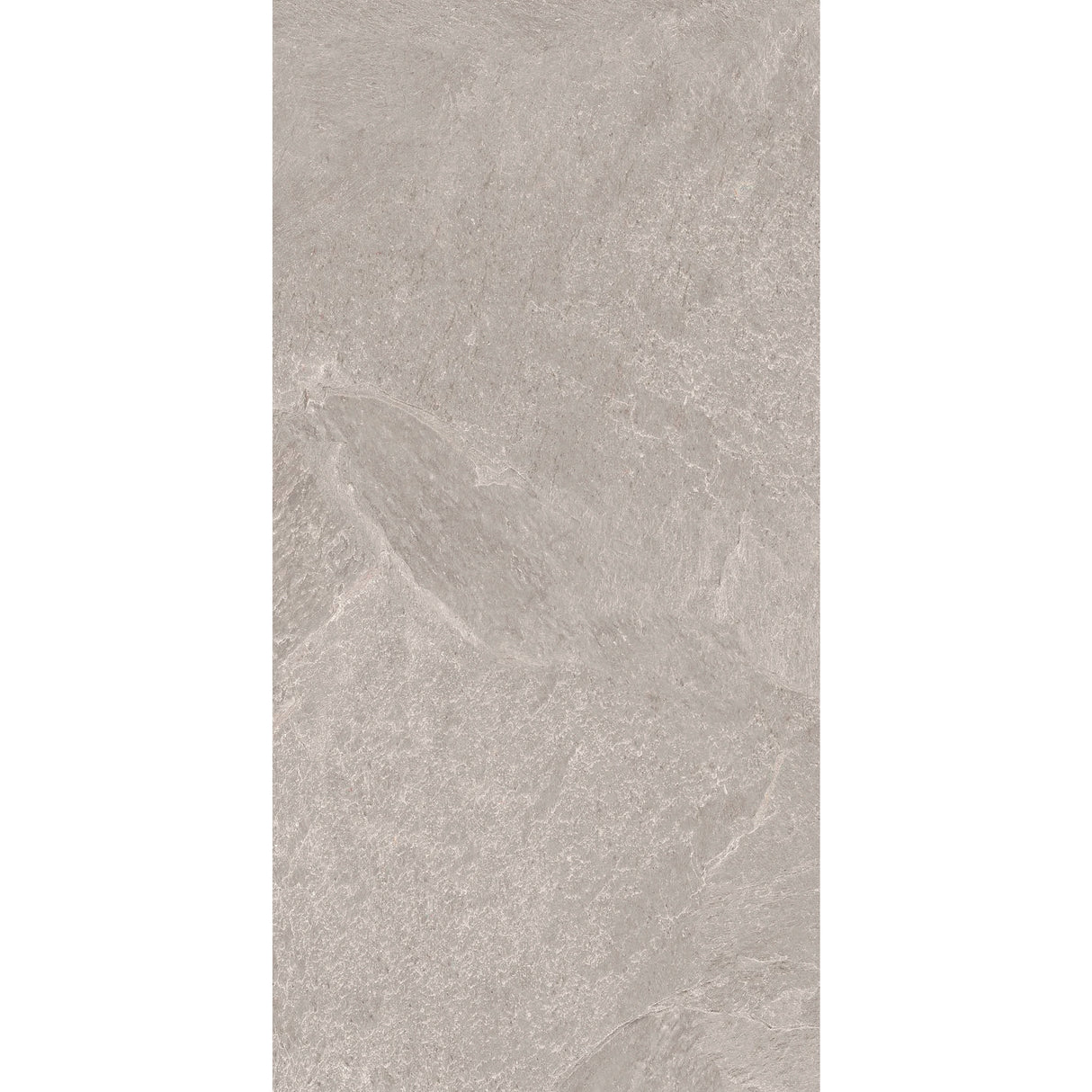 Carrelage Effet Pierre Ardoise 60x120 Falaise Gris Intérieur / Extérieur R10 Rectifié