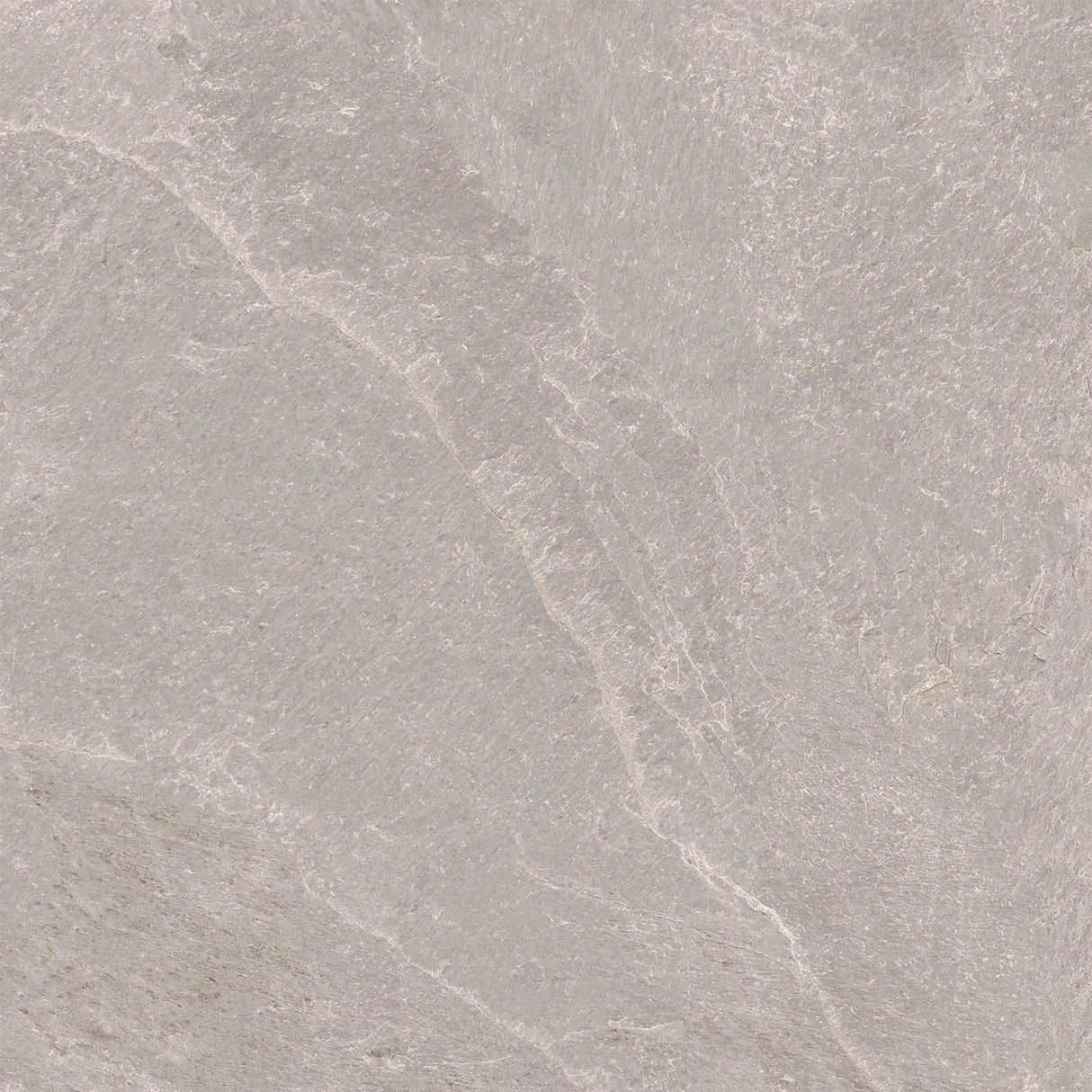 Carrelage Effet Pierre Ardoise 80x80 Falaise Gris Intérieur / Extérieur R10 Rectifié