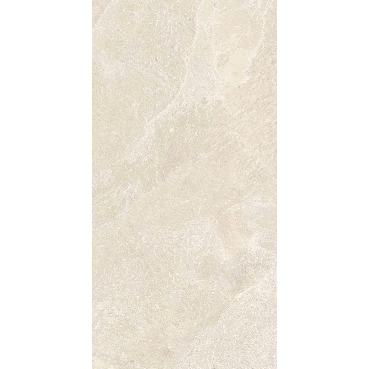 Carrelage Effet Pierre Ardoise 60x120 Falaise Blanc Intérieur / Extérieur R10 Rectifié