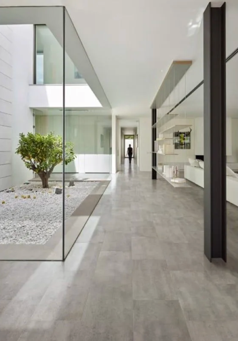 Carrelage Effet Pierre 60x60 Celtic Gael Gris Rectifié