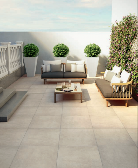 90x90 Dalle 2cm GMP 800 Beige Extérieur R11