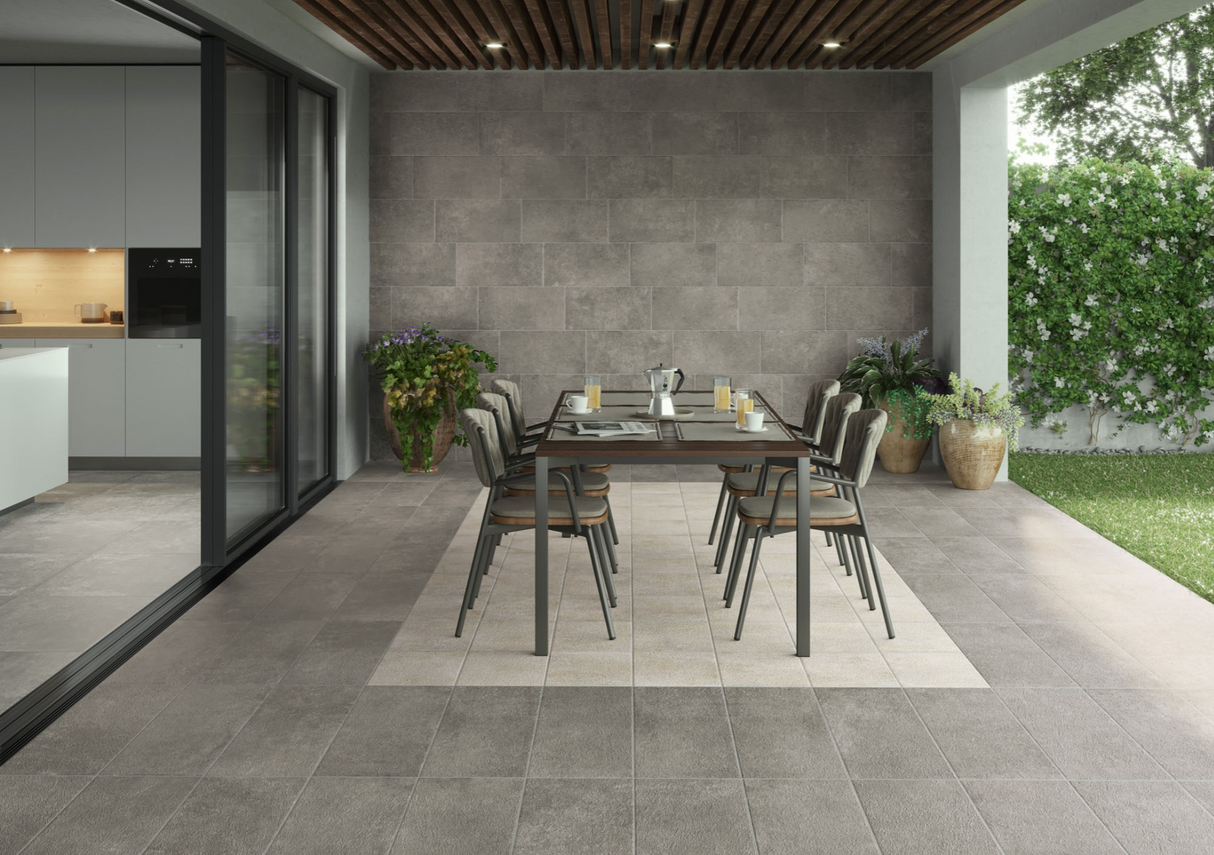 Carrelage Effet Pierre 30x60 Step Out Gris Extérieur R11