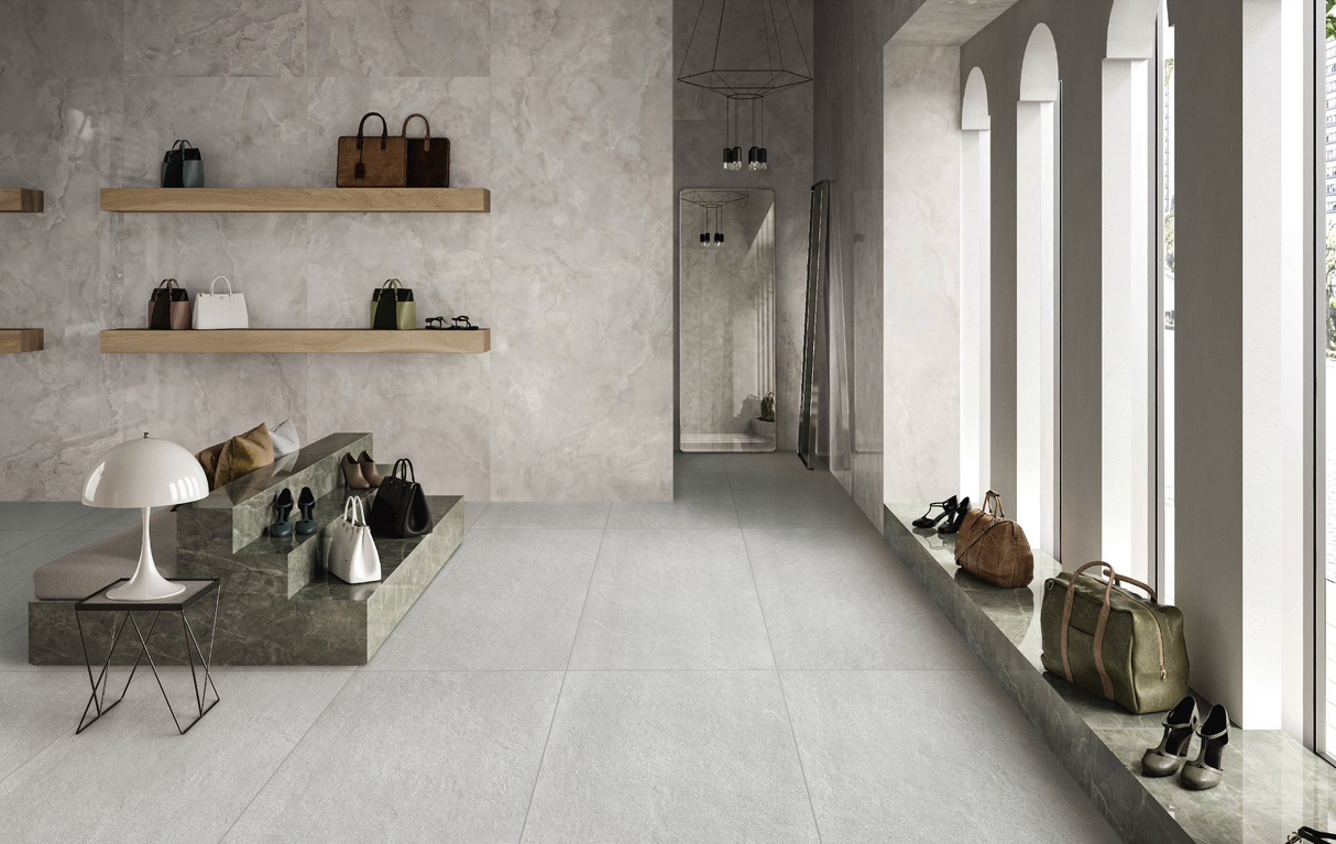 Carrelage Effet Pierre 60x120 Stone Gris R10 Rectifié