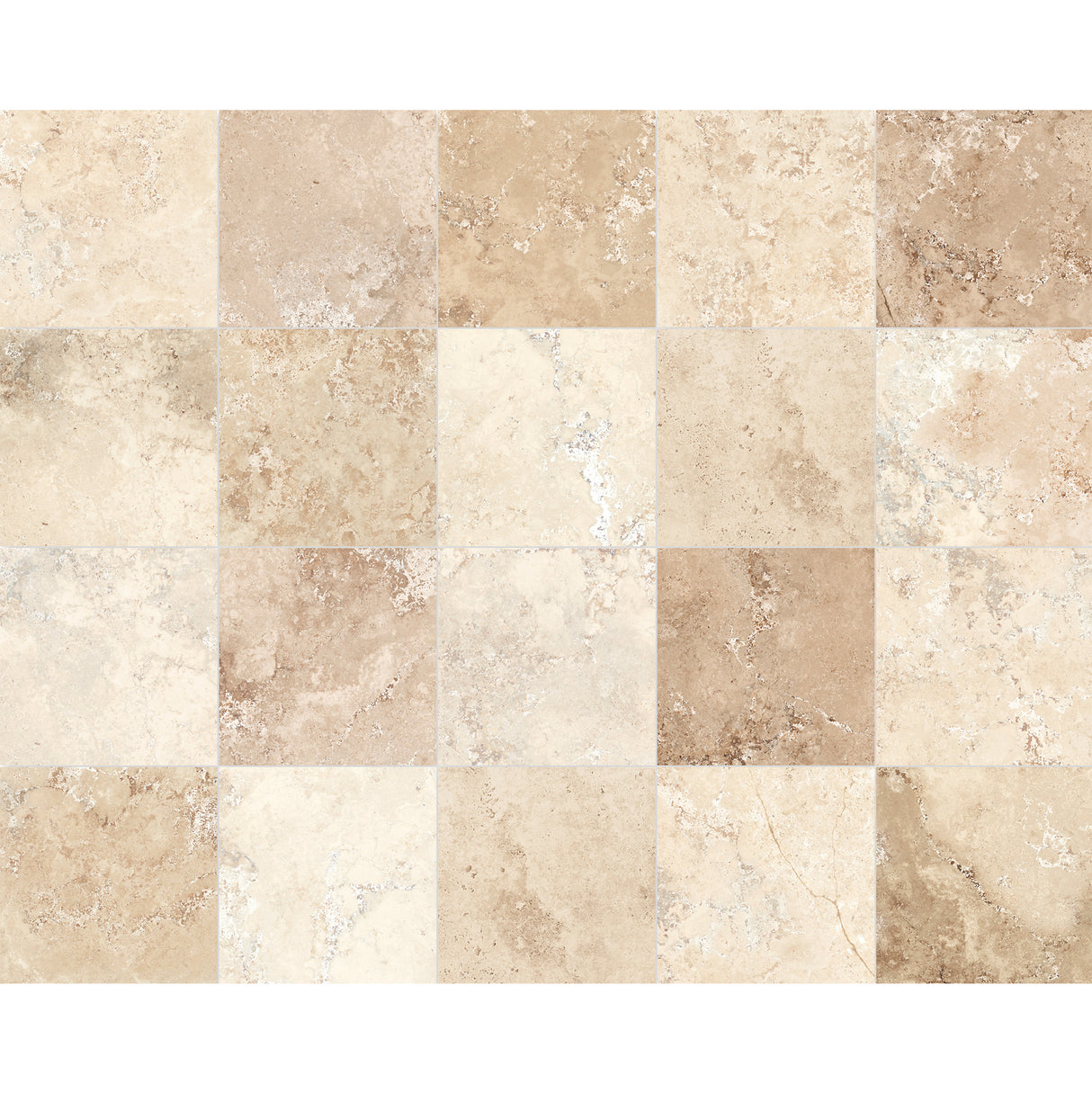 60x60 Dalle 2cm Travertin Antic Extérieur R11