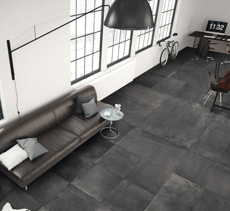 Carrelage Effet Beton Noir 80x80