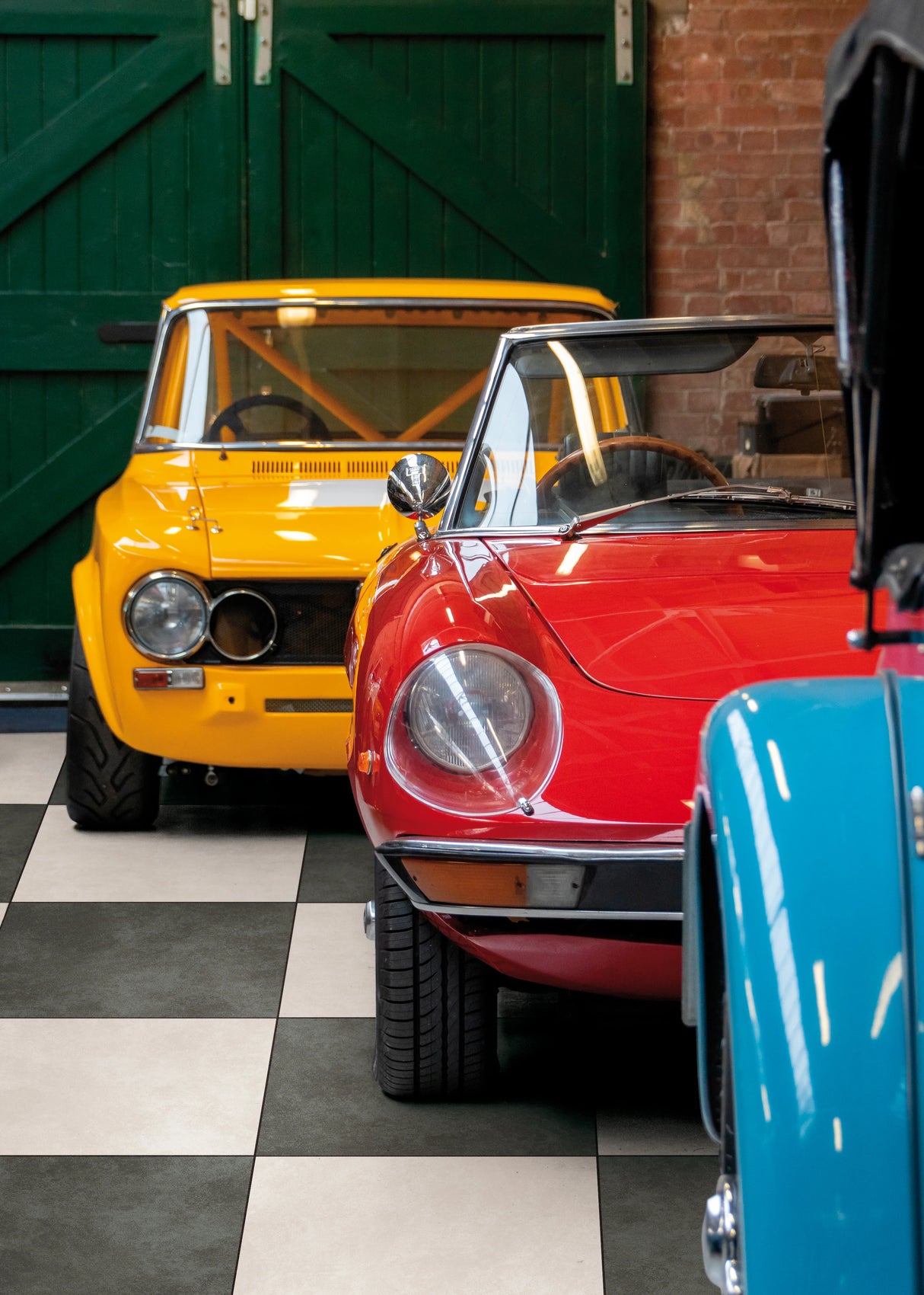 Carrelage Garage Damier Blanc / Graphite 60x60 Ares Rectifié