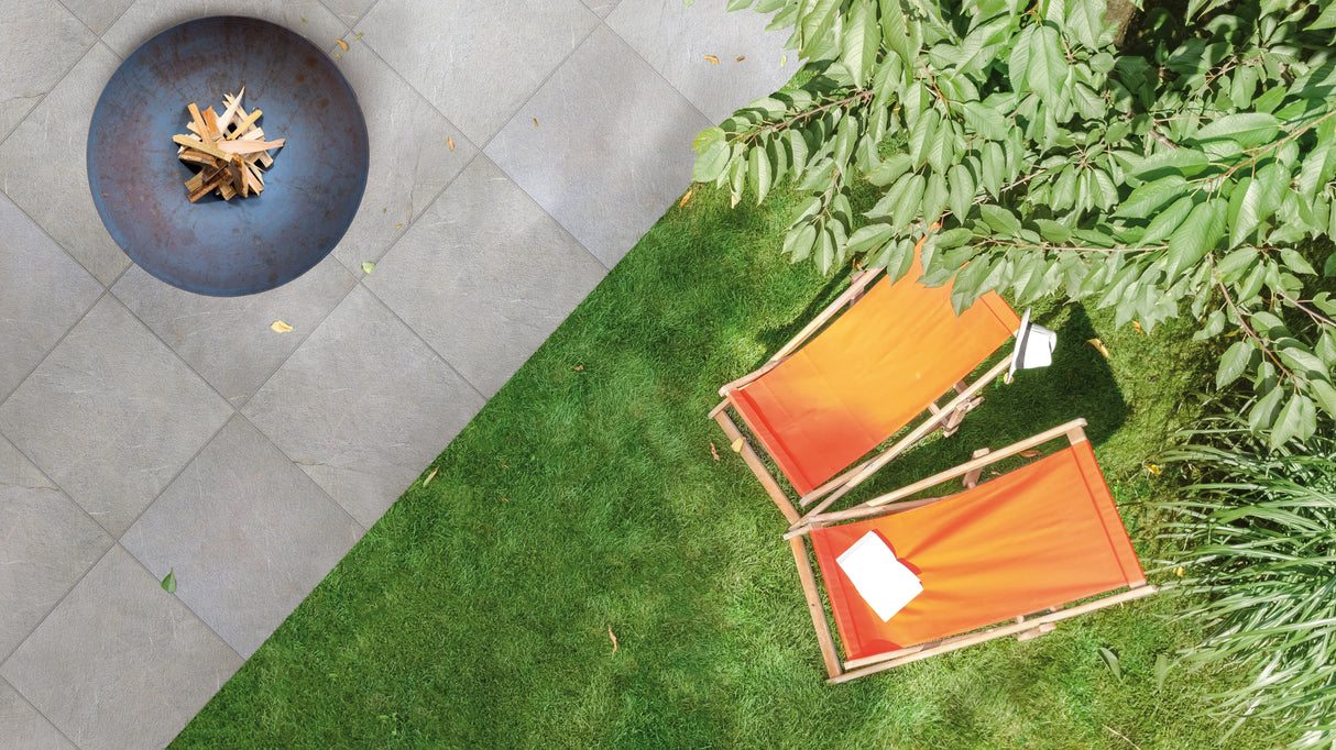 Carrelage Antidérapant R11 60x60 Dolomiti Sabbia Effet Pierre Gris Beige