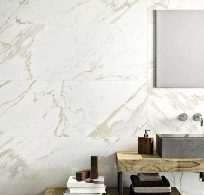 Carrelage Marbre Sol / Mur Ragno 30x60 Incanto Michelangelo Rectifié