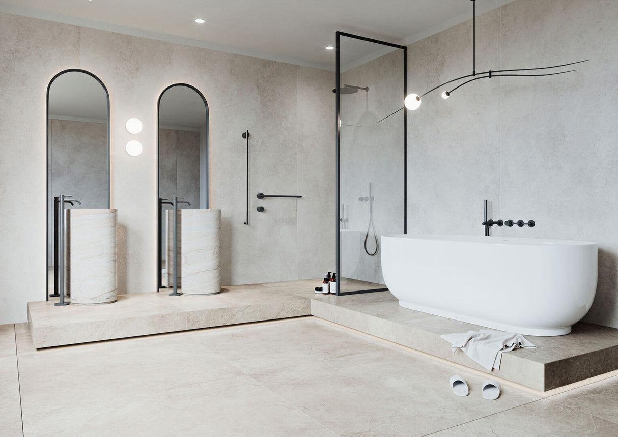 Carrelage 120x120 Tacoma Blanc Rectifié Intérieur/Extérieur R10