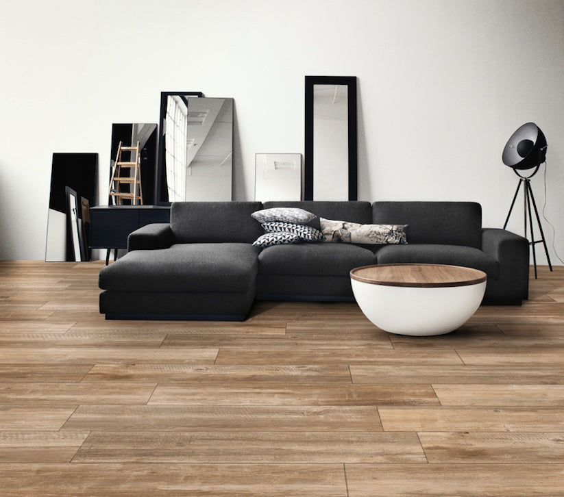 20x120 Axe Walnut Carrelage Parquet