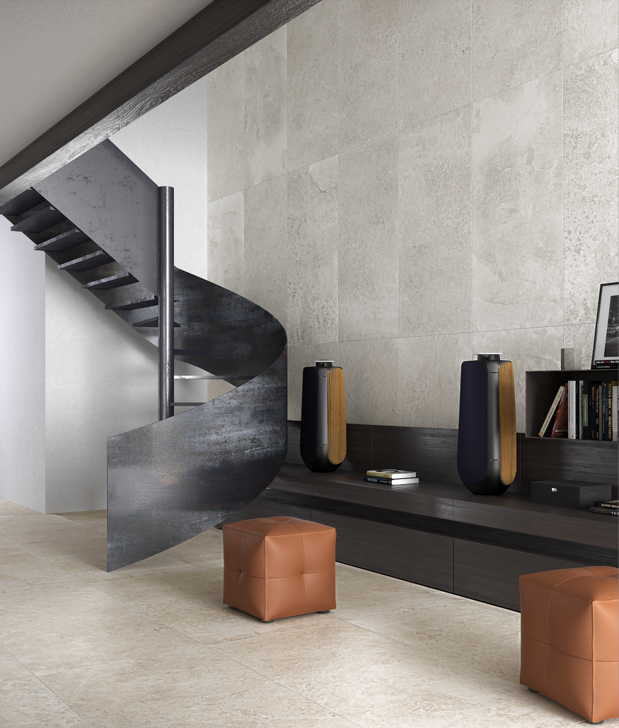 Carrelage Effet Pierre 60x120 Cross Blanc Rectifié