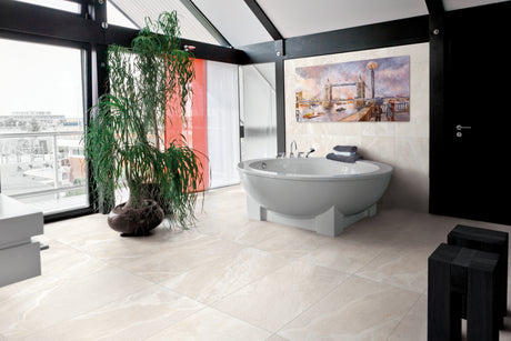 Carrelage Effet Pierre 60x120 Greystone Toronto Gris Beige Rectifié