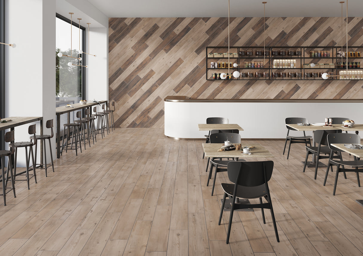 20x120 Tonella Beige Carrelage Parquet Rectifié R10