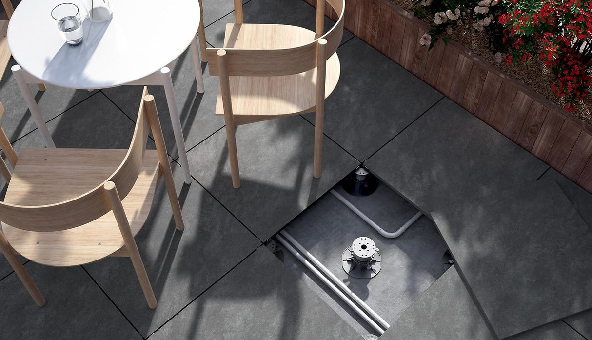 59x59 Dalle 2cm Atakama Gris Extérieur R11