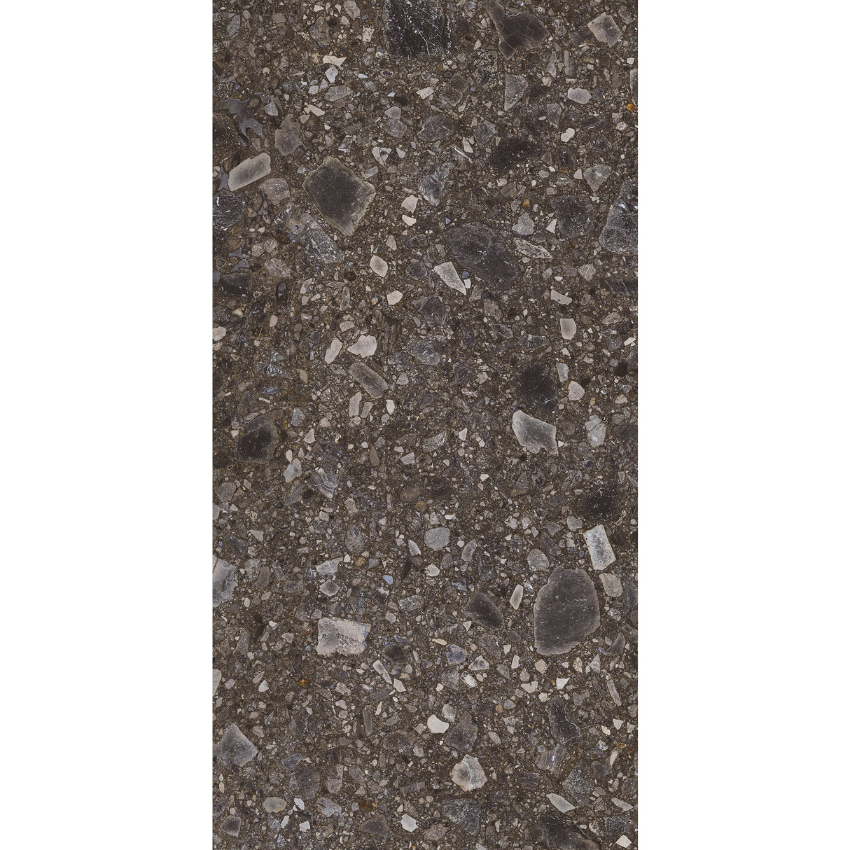 Carrelage Terrazzo 60x120 Ceppo Nuovo Black Naturel Rectifie