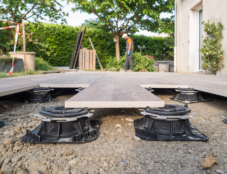 Plot Autonivelant Cleman 80-130mm pour dalle Grès Cérame - Paquet de 20 pièces