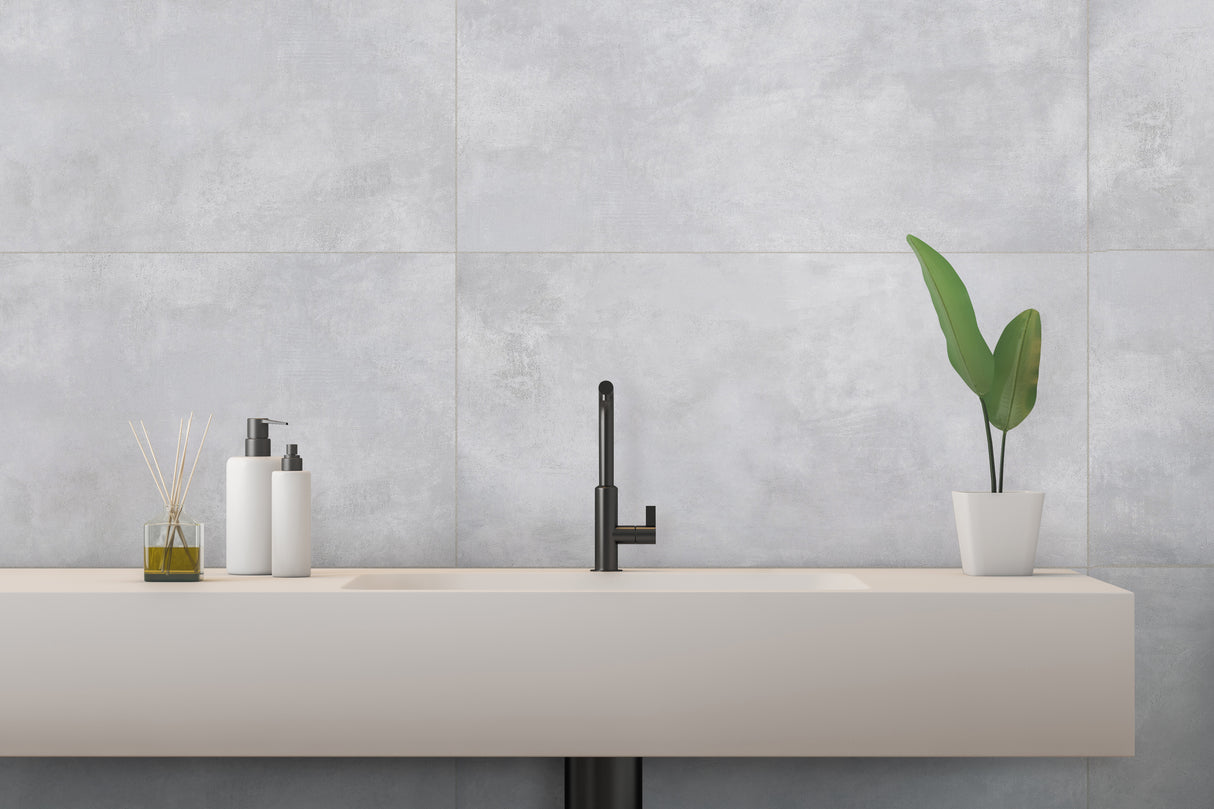 Carrelage Slim 60x120 Concept Gris Épaisseur 5mm Rectifié