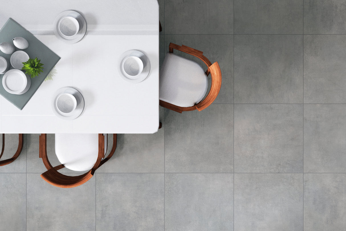 Carrelage 80x80 Concrete Graphite Rectifié