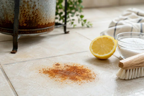 Comment enlever de la rouille sur du carrelage : méthodes naturelles et efficaces
