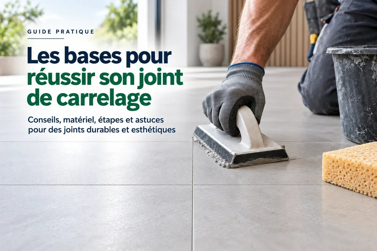 Comment faire un joint de carrelage parfait : guide étape par étape