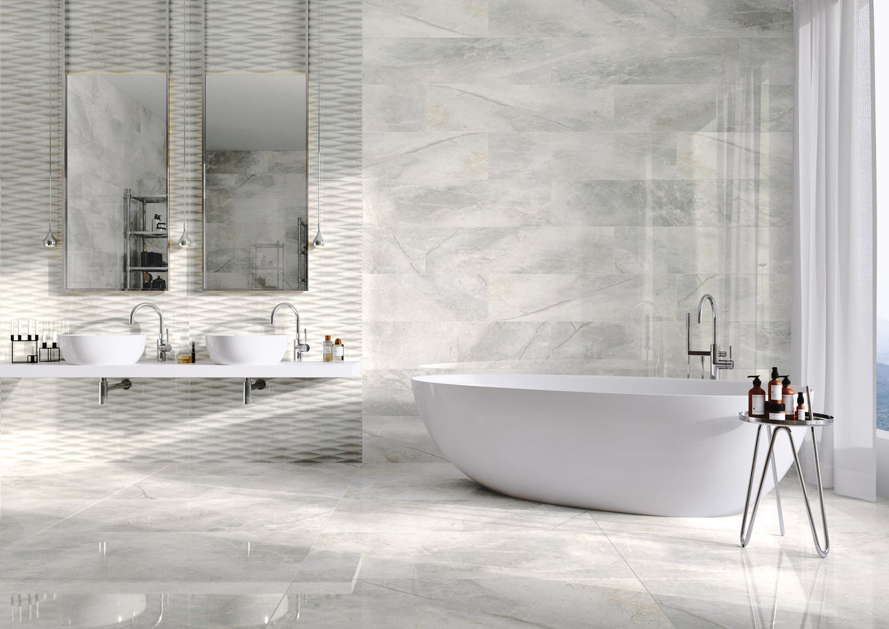 Carrelage Salle de Bain Gris