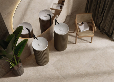 Carrelage Salle de Bain Travertin