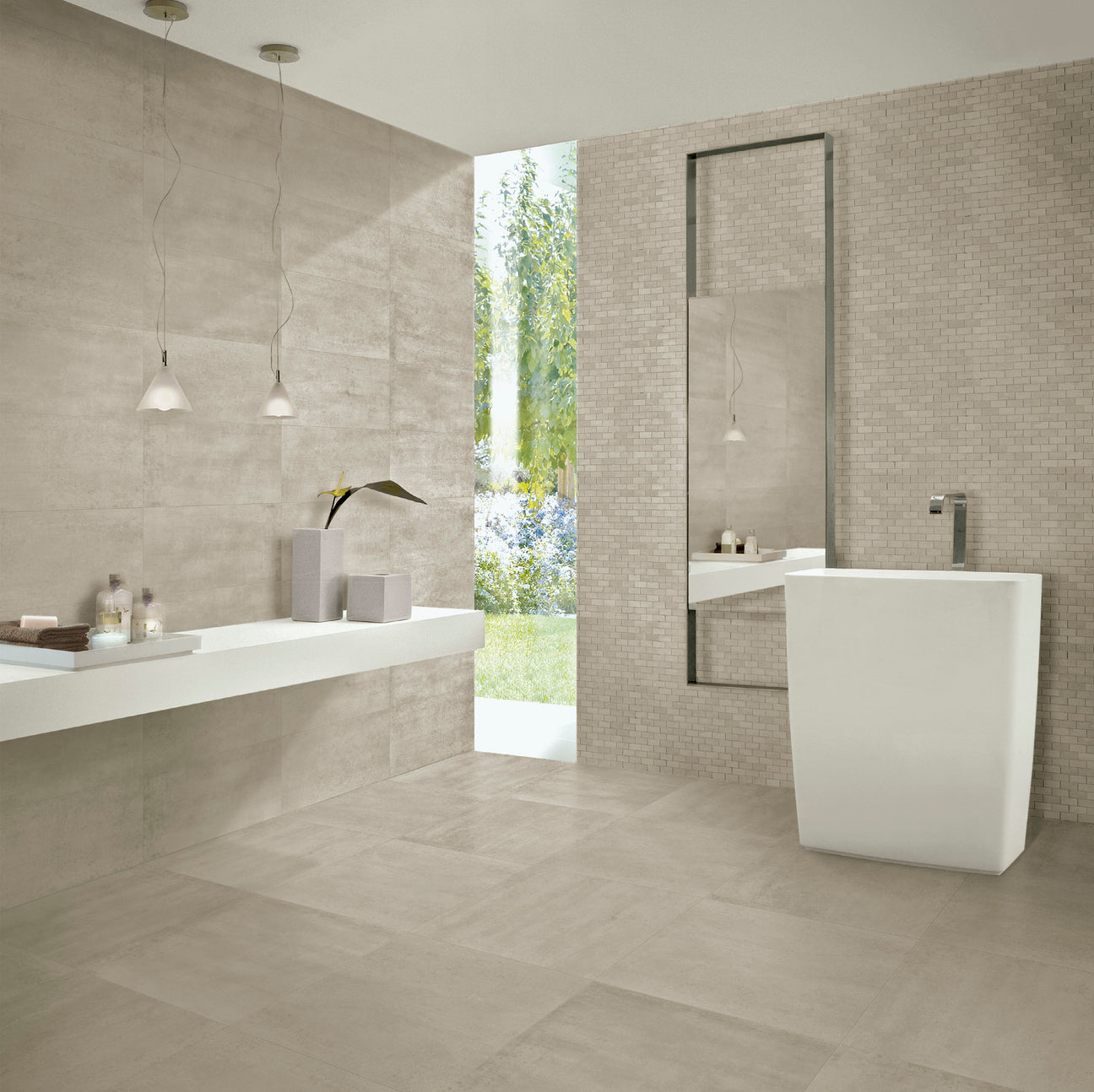 Carrelage Salle de Bain Beige