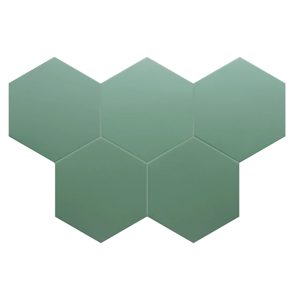 Carrelage Hexagonal Vert Uni 17,5x20 Coimbra Pickle Green
