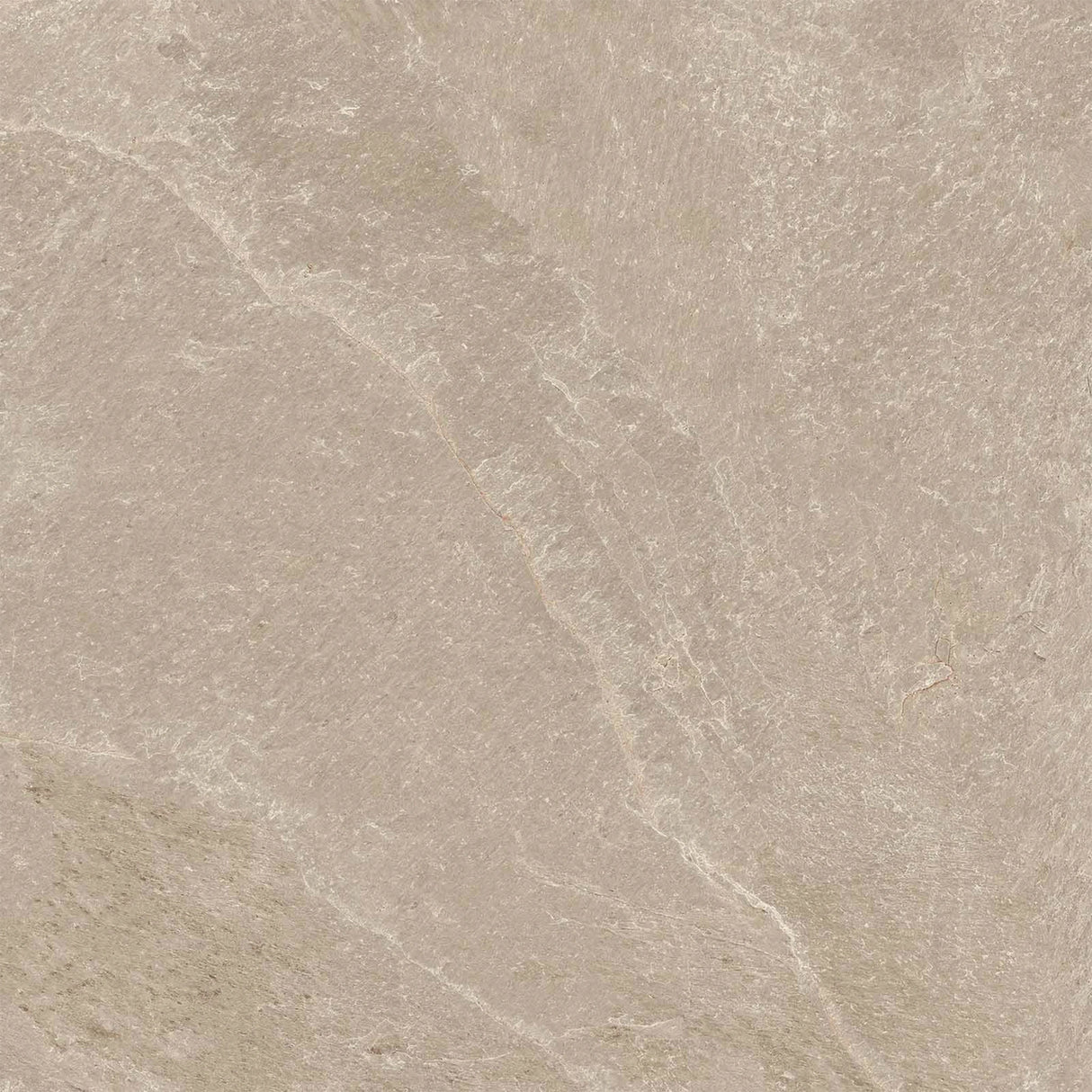 Carrelage Effet Pierre Ardoise 80x80 Falaise Beige Intérieur / Extérieur R10 Rectifié