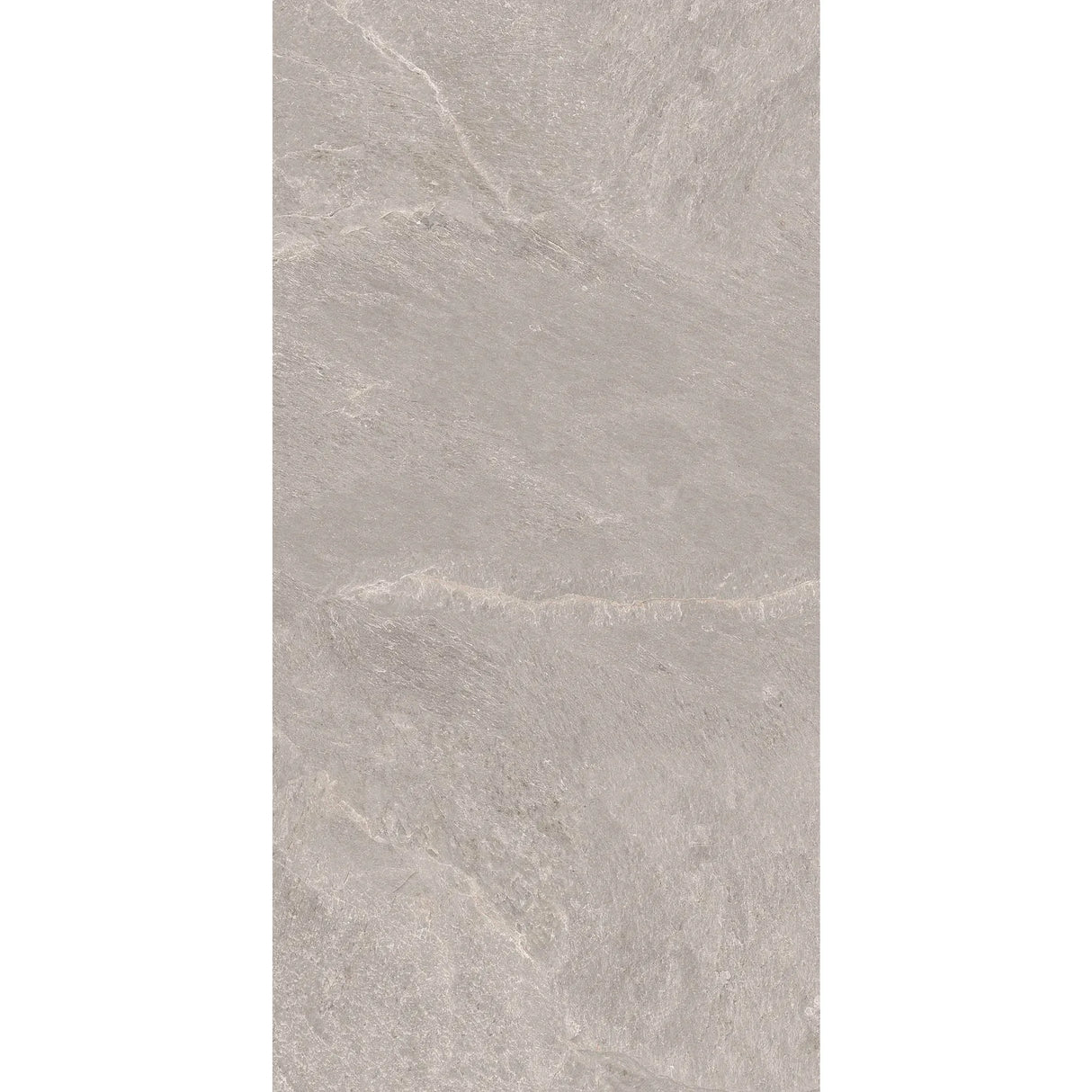 Carrelage Effet Pierre Ardoise 60x120 Falaise Gris Intérieur / Extérieur R10 Rectifié