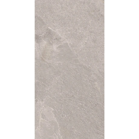 Carrelage Effet Pierre Ardoise 60x120 Falaise Gris Intérieur / Extérieur R10 Rectifié