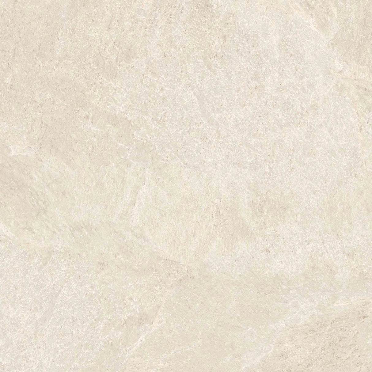 Carrelage Effet Pierre Ardoise 80x80 Falaise Blanc Intérieur / Extérieur R10 Rectifié