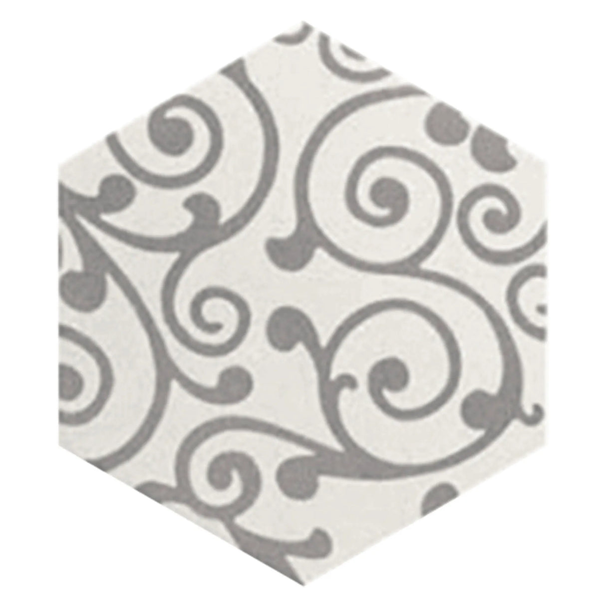 Carrelage Aspect Carreaux Ciment Noir et Blanc 17,5x20 Hexatile Harmony B&W