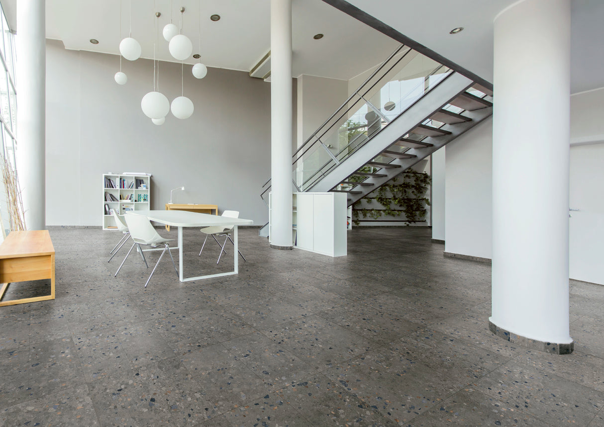 Carrelage Terrazzo Sol Mur 30x60 Art Grey Rectifié