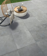Carrelage Extérieur Antidérapant R11 80x80 Salerno Gris Rectifié