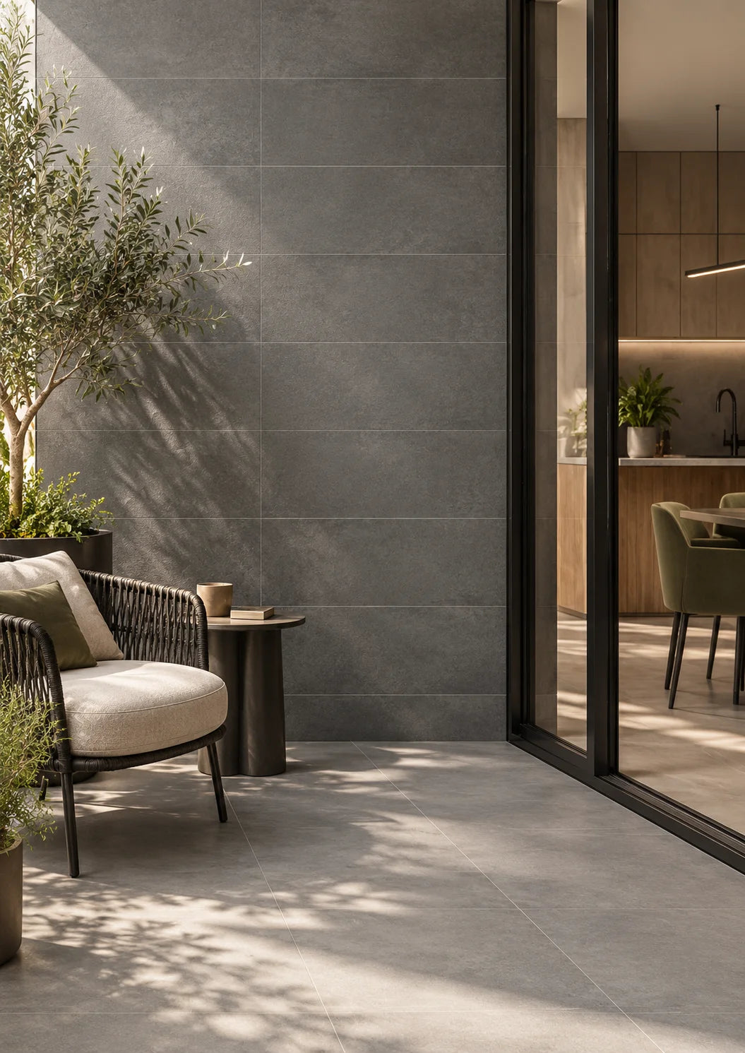 Carrelage Piemme Sol et Mur 30x60 Basalt Piombo Anthracite Noir