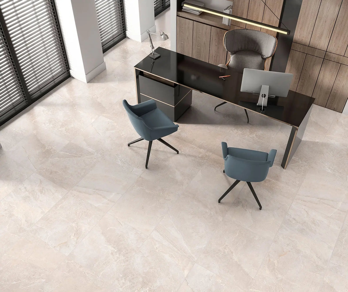 Carrelage Effet Pierre 60x120 Tempo Cotton Beige Clair Mat Rectifié