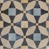 Carrelage Carreaux Ciment 20x20 Cementine Tap. B Color Jaune et Bleu Rectifié