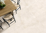 Carrelage Grand Format 100x100 Tempo Cotton Beige Clair Rectifié